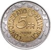Швейцария 5 франков (francs) 2000 "Карнавал в Базеле", Аукцион: Monetnik за 1 838 RUB