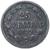 25 пенни (pennia) 1872 S, Аукцион: Monetnik за 621 RUB