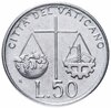 Ватикан 50 лир (lire) 1992, Аукцион: Monetnik за 234 