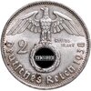Германия (Третий Рейх) 2 рейхсмарки (reichsmark) 1938, знак монетного двора "B" - Вена, Аукцион: Monetnik за 1 729 