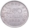Германия 200 марок (mark) 1923, знак монетного двора "A" — Берлин, Аукцион: Monetnik за 221 RUB