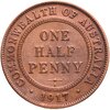 Австралия 1/2 пенни (penny) 1917, Аукцион: Monetnik за 343 RUB