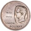 Венесуэла 10 боливаров (bolivares) 1973  100 лет изображению на монетах бюста Симона Боливара, Аукцион: Monetnik за 3 750 