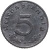 Германия, Третий рейх 5 рейхспфеннигов (reichspfennig) 1943, знак монетного двора: "A" - Берлин, Аукцион: Monetnik за 175 RUB
