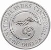 Новая Зеландия 1 доллар (dollar) 1987 100 лет Национальному парку, Аукцион: Monetnik за 1 350 