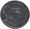 Германия, Третий рейх 5 рейхспфеннигов (reichspfennig) 1940, знак монетного двора: "E" - Мульденхюттен, Аукцион: Monetnik за 145 