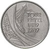 Франция 5 франков (francs) 1989 "100 лет Эйфелевой башне", Аукцион: Monetnik за 445 RUB