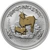 Австралия 1 доллар 2003 "Восточный календарь - год Козы" с позолотой, Аукцион: Monetnik за 5 500 