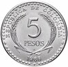 Колумбия 5 песо (pesos) 1968 "39-й Международный Евхаристический Конгресс", Аукцион: Monetnik за 289 