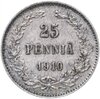 25 пенни 1910 L, монета для Финляндии, Аукцион: Monetnik за 1 100 RUB