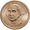 США 1 доллар (dollar) 2007 "1-й президент США - Джордж Вашингтон", Аукцион: Monetnik за 465 