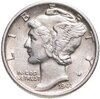 США 10 центов (дайм, one dime) 1941 Mercury Dime (дайм «Меркурий»), Аукцион: Monetnik за 1 418 RUB