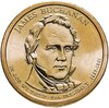 США  1 dollar (доллар) 2010 Джеймс Бьюкенен (15-й президент США), Аукцион: Monetnik за 450 RUB