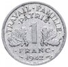 Франция 1 франк 1942 г., Аукцион: Monetnik за 66 