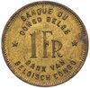 Бельгийское Конго  1 франк (franc) 1944, Аукцион: Monetnik за 390 RUB
