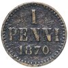 1 пенни (penny) 1870 Биткин №669 (R), Аукцион: Monetnik за 3 208 RUB