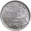 Сан-Марино 10 лир 1980 "XXII летние Олимпийские Игры, Москва 1980", Аукцион: Monetnik за 380 RUB