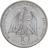 Германия 10 марок (deutsche mark) 1999 "250 лет со дня рождения Иоганна Вольфганга фон Гете" знак монетного двора: "F" - Штутгарт, Аукцион: Monetnik за 2 700 