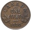 Канада 1 цент (cent) 1920, Аукцион: Monetnik за 311 RUB