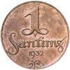 Латвия 1 сантим (santims) 1932, Аукцион: Monetnik за 595 RUB