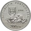 Португалия 200 эскудо (escudos) 1998 "Путешествие Васко да Гамы в Индию 1498 года - Мозамбик", Аукцион: Monetnik за 850 RUB