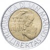 Сан-Марино 500 лир 1994 "Каменотес", Аукцион: Monetnik за 165 