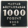 Венгрия 1000 форинтов (forint) 2008 "115 лет новостной службе "Telefon Hírmondó"", Аукцион: Monetnik за 933 RUB