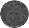 Германия, Третий рейх 5 рейхспфеннигов (reichspfennig) 1940, знак монетного двора: "D" - Мюнхен, Аукцион: Monetnik за 145 
