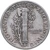 США 10 центов (дайм, one dime) 1942 Mercury Dime (дайм «Меркурий») без обозначения монетного двора, Аукцион: Monetnik за 371 RUB