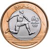 Бразилия 1 real (реал) 2014 "XXXI летние Олимпийские Игры, Рио-де-Жанейро 2016 athletics (легкая атлетика)", Аукцион: Monetnik за 280 RUB