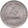 Португалия 4 сентаво (centavos) 1917, Аукцион: Monetnik за 621 RUB