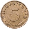 Германия - Третий рейх 5 рейхспфеннигов 1938 "A", Аукцион: Monetnik за 550 RUB