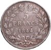 Франция 5 франков (francs) 1844, Аукцион: Monetnik за 3 002 