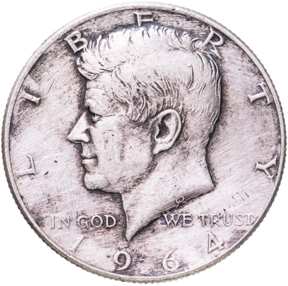 50 1 2 half dollar 1964