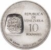 Венесуэла 10 боливаров (bolivares) 1973 "100 лет изображению на монетах бюста Симона Боливара", Аукцион: Monetnik за 5 550 RUB