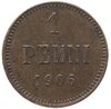 1 пенни (penny) 1906  монета для Финляндии, Аукцион: Monetnik за 485 