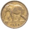 Бельгийское Конго 1 франк (franc) 1944, Аукцион: Monetnik за 568 RUB