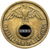 Германия, Третий рейх 10 рейхспфеннигов (reichspfennig) 1939, знак монетного двора "D" - Мюнхен, Аукцион: Monetnik за 650 