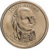 США 1 dollar (доллар) 2007 Джон Адамс (2-й президент США) знак монетного двора "D" - Денвер, Аукцион: Monetnik за 650 RUB
