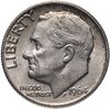 США 10 центов (дайм, one dime) 1964 "Silver Roosevelt Dime", Аукцион: Monetnik за 595 RUB