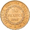 Франция 20 франков (francs) 1897, Аукцион: Monetnik за 54 790 RUB