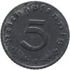 Германия, Третий рейх 5 рейхспфеннигов (reichspfennig) 1941, знак монетного двора: "J" - Гамбург, Аукцион: Monetnik за 302 