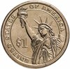США 1 dollar (доллар) 2007 Джон Адамс (2-й президент США) знак монетного двора "D" - Денвер, Аукцион: Monetnik за 650 RUB