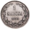 1 марка 1890 L, монета для Финляндии, Аукцион: Monetnik за 1 990 