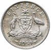 Австралия 6 пенсов (pence) 1959, Аукцион: Monetnik за 381 RUB