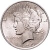 США 1 доллар (dollar) 1923 Peace Dollar (Мирный доллар), без обозначения монетного двора, Аукцион: Monetnik за 5 764 RUB