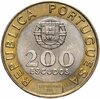Португалия 200 эскудо (escudos) 1991-2001, случайная дата, Аукцион: Monetnik за 49 RUB