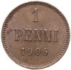 1 пенни (penny) 1906, монета для Финляндии, Аукцион: Monetnik за 750 