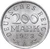 Германия, Веймарская Республика 200 марок 1923 A, Аукцион: Monetnik за 135 RUB