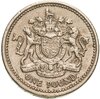 Великобритания 1 фунт (pound) 1983 "Герб", Аукцион: Monetnik за 540 